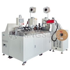 Automatic 2-sided Tube Marking Inserting and Terminal Crimping Machine