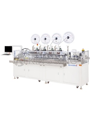 Automatic Wire Crimping & Tube-Marking Inserting Machine