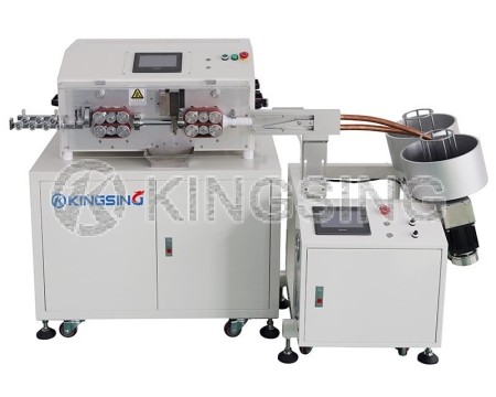 Electric Wire Stripping Machine With Coiling System