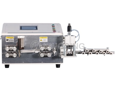 Ribbon Cable Cutting and Stripping Machine with Slitting Function