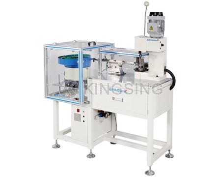 Vibration Disk Feeding Bulk Terminal Crimping Machine