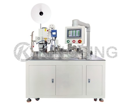Fully automatic tin dipping and pressing terminal machine
