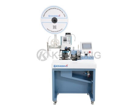 Automatically straighten multi-core sheathed cable stripping and crimping machine