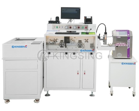 Cable Cutting Stripping and Inkjet Printing Machine with Coiling System
