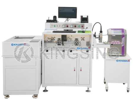 Cable Cutting Stripping and Inkjet Printing Machine with Coiling System