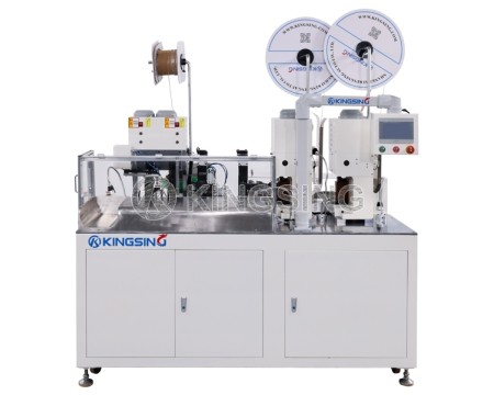 Parallel Twin Cable Crimping & Sleeve Inserting Machine