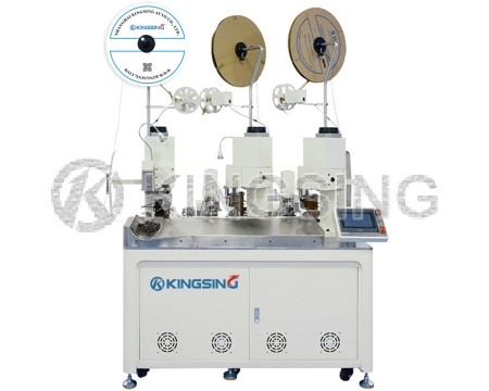 Three Ends Double Wire Combined Crimping Machine