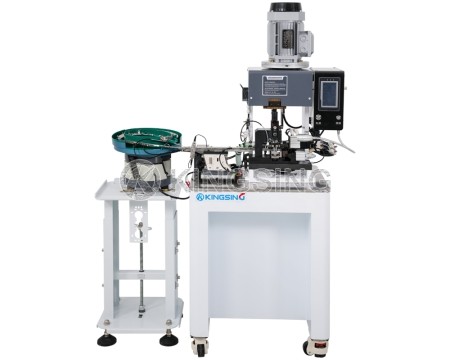 Semi-Automatic Wire Stripping & Crimping Machine