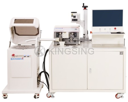 Wire Stripping & Laser Marking Machine with Coiling System