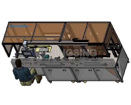Automatic DC End Terminaling Through the Rubber Shell Machine