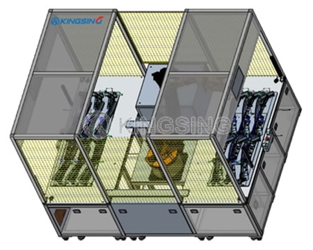 Robot Press Seal Semi-Automatic Machine