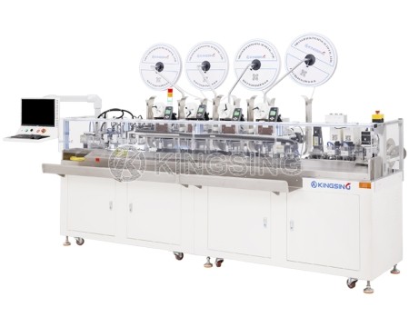Automatic Wire Crimping & Tube-Marking Inserting Machine