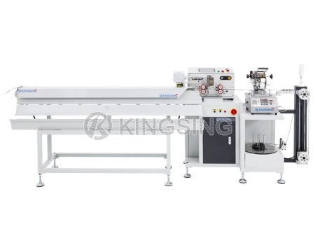 Automatic Cable Stripping and Hot Stamp Marking Machine