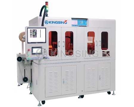 Automated Coaxial Cable Crimping and Tinning Machine