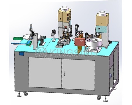 Automatic Wire Crimping and Battery Spot Welding Machine