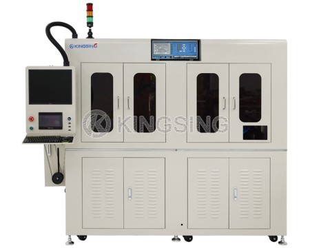 Automated Coaxial Cable Crimping and Tinning Machine
