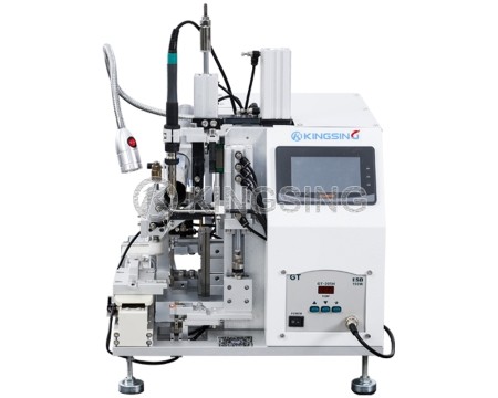 Semi-Automatic Wire Stripping and Soldering Machine