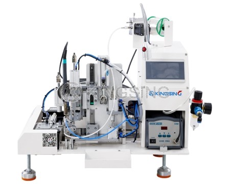 Semi-Automatic Wire Stripping and Soldering Machine