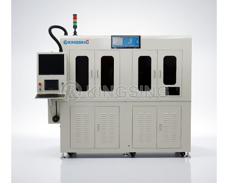 Single-Head Automatic Coaxial Cable Crimping Machine with Tail Tinning Function