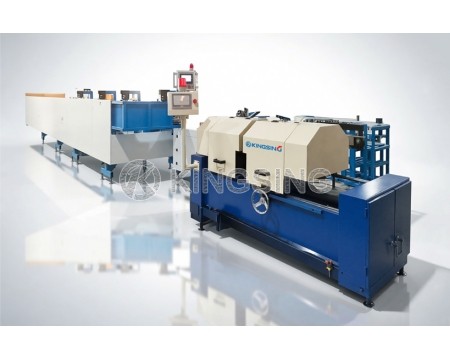 Automatic Pipe Cutting Machine with Servo Feeding, Cutting and Chamfering All-in-One Unit