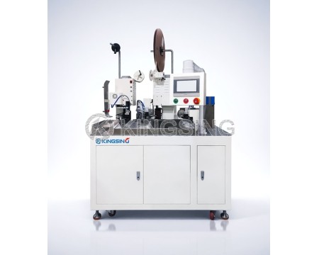 Dual-Wire Combination Crimping and Tinning Machine