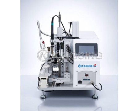 Semi-Automatic Wire Stripping and Soldering Machine