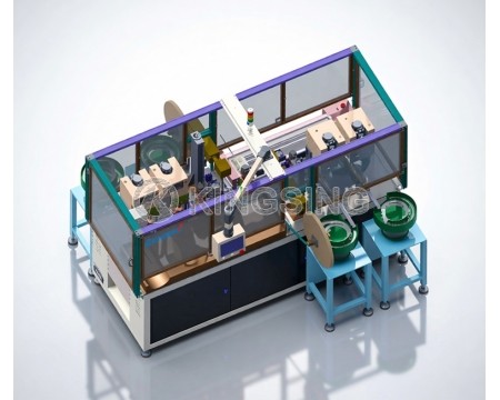 Automatic Bulk Terminal Crimping & Shrink Tube Insertion Machine