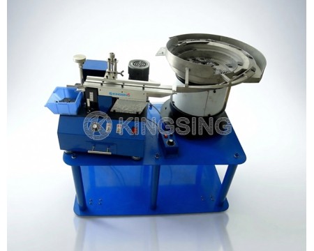 Fully automatic loose capacitor foot repair machine