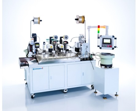 Automatic Sleeve and Sheath Double-headed Copper Tape Splicing Terminal Machine