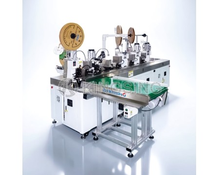 Automatic Multi-wire copper Tape Crimping and Heat Shrinkable Tube Terminal Machine