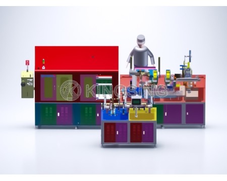 Automatic Iron Antenna Welding and Labeling Production Line