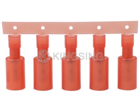 Nylon-Fully Insulated Male Bullet Receptacle（apply In Flexible Wire））