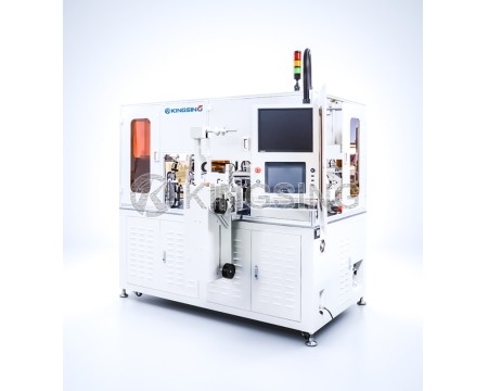Automatic Coaxial Cable Single-head Crimping and Double-head Soldering Machine