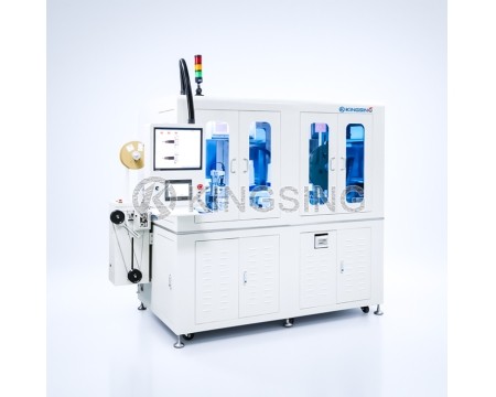 Automatic Coaxial Double Head Crimping Machine (short wire type)