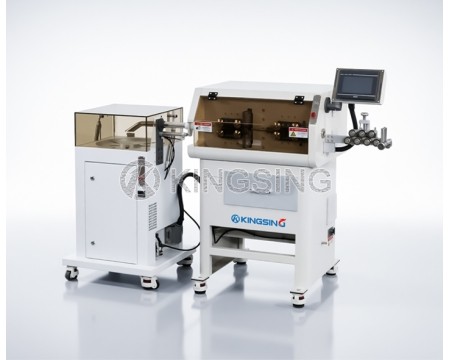 Automatic Multi-core Cable Cutting & Stripping and Coiling Machine