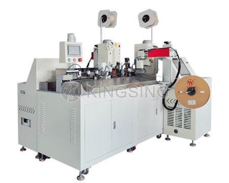 Automatic 2-sided Tube Marking Inserting and Terminal Crimping Machine